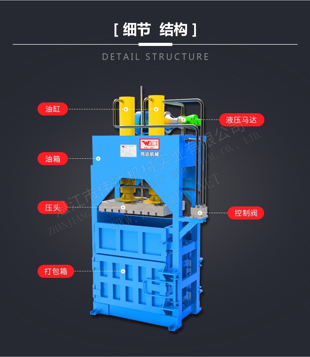 Fiber baling machine